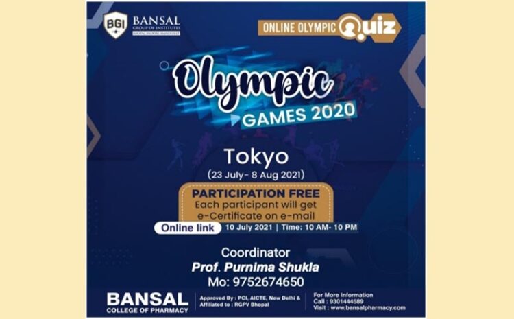  Online Quiz Competition On World Olympics