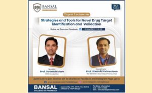 Expert Lecture on Topic “Strategies and Tools for Novel Drug Target Identification and Validation”