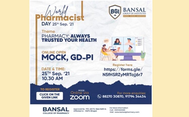  Online Mock, GD-PI on World Pharmacist Day