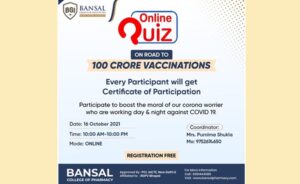 Quiz on Road towards 100 Crore Vaccination