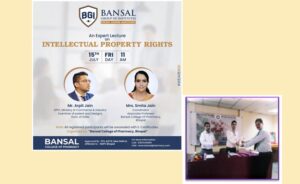 Expert Lecture on Intellectual Property Rights