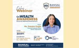 Webinar on Wealth Awareness (Financial Wellness Enhancement)